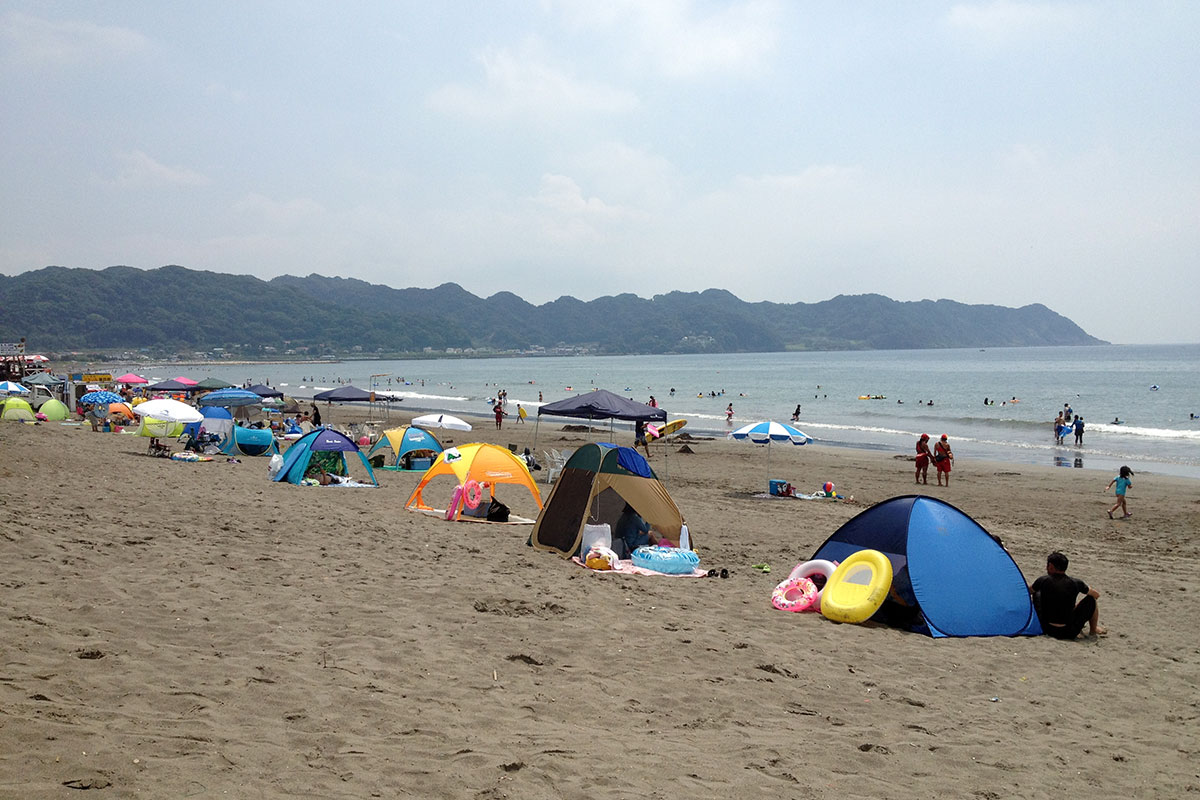 千葉 岩井海岸 海水浴