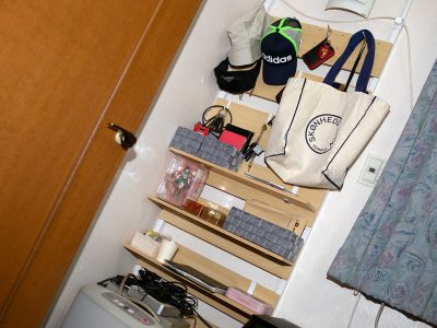 LunarLight つっぱり棚 ウォールラック 収納は吊るす