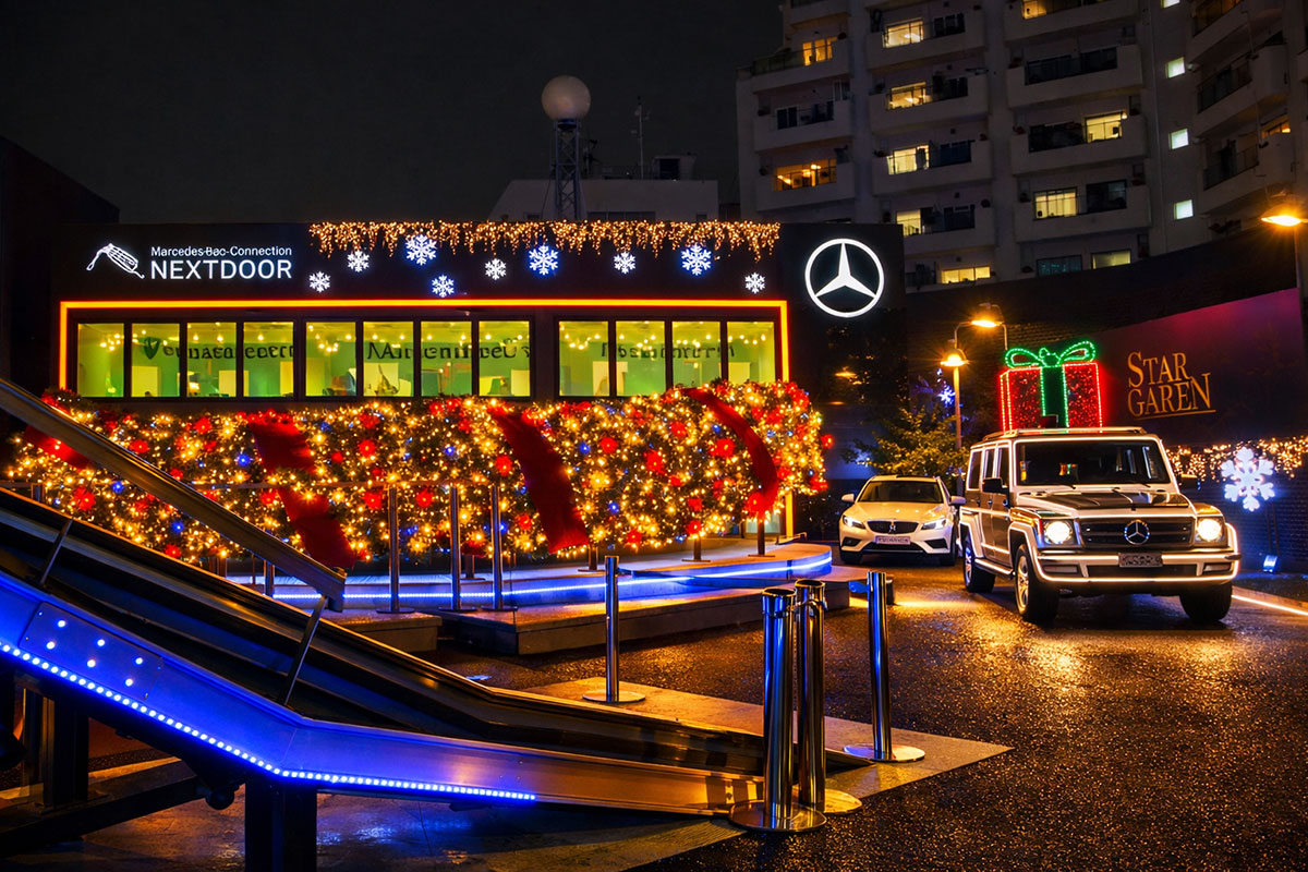 Mercedes-Benz Connection NEXTDOOR Star Garden クリスマス