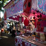 Carl Zeiss Distagon 写真作例 神社 お祭り屋台 りんご飴