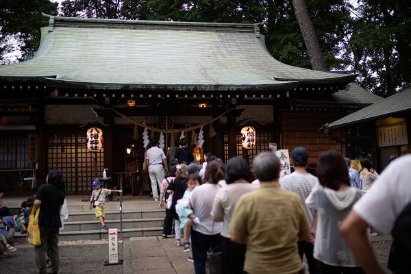 神社 お祭り 鳥居