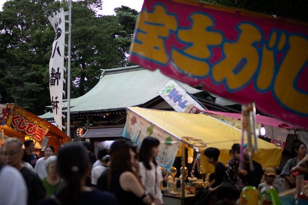 神社 お祭り 出店