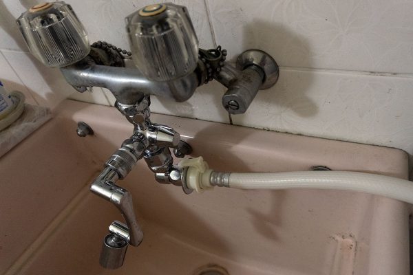 洗濯機 分岐水栓 DIY