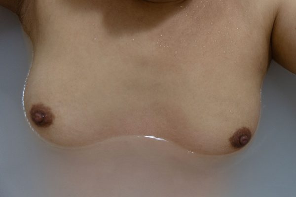 MTFおっぱい Dカップ 入浴 にごり湯