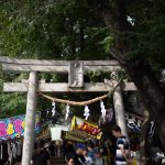 八幡神社 お祭り 鳥居