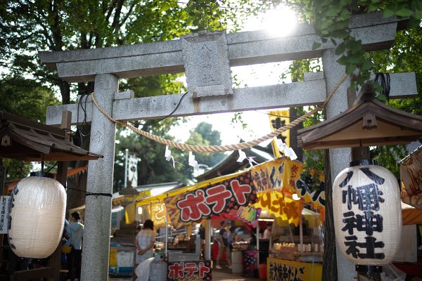 八幡神社 お祭り 鳥居