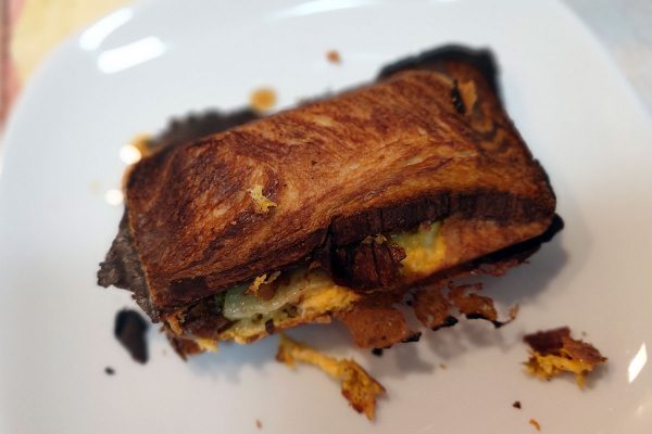 恋するホットサンド 極厚黒皮鉄 失敗