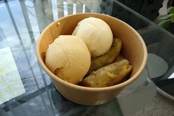 ひたち海浜公園 大丸屋 お芋ジェラート