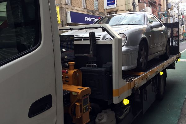 廃車手続き レッカー移動