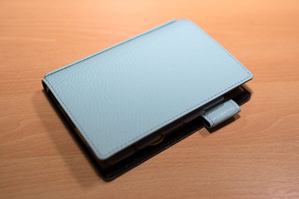 notivo ミニ6 本革システム手帳 ミントブルー