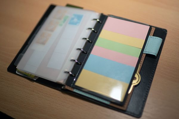 notivo ミニ6 本革システム手帳 アクセサリーリフィル 付箋紙