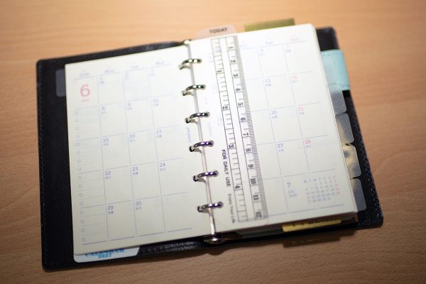notivo ミニ6 本革システム手帳 アクセサリーリフィル 半透明インデックス