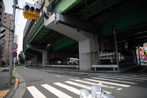 中央道 高井戸IC 中の橋交差点 高速入り口