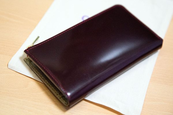 COTOCUL コトカル コードバン 小さい長財布 マイナンバーカード ダークバーガンディ