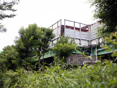 中央道 高井戸IC 入り口の痕跡 イカの耳