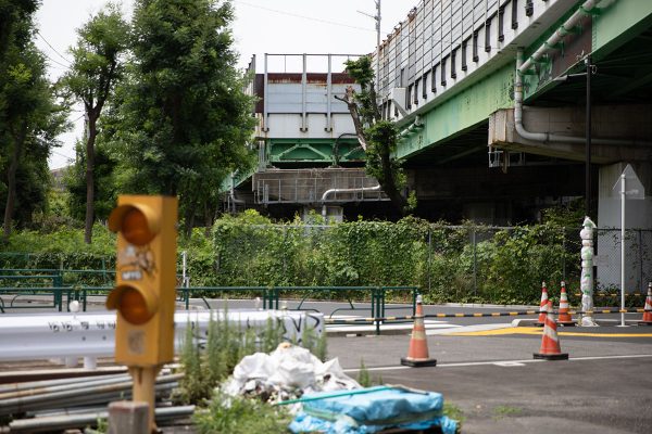 中央道 高井戸IC 入り口の痕跡 イカの耳