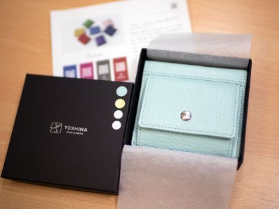 YOSHINA 最小本革二つ折り財布