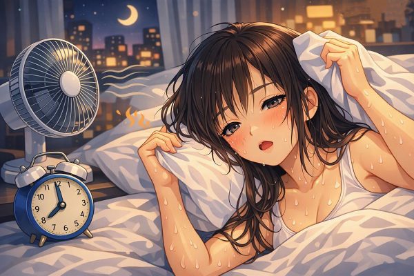 寝苦しい 熱帯夜 睡眠の改善 快眠