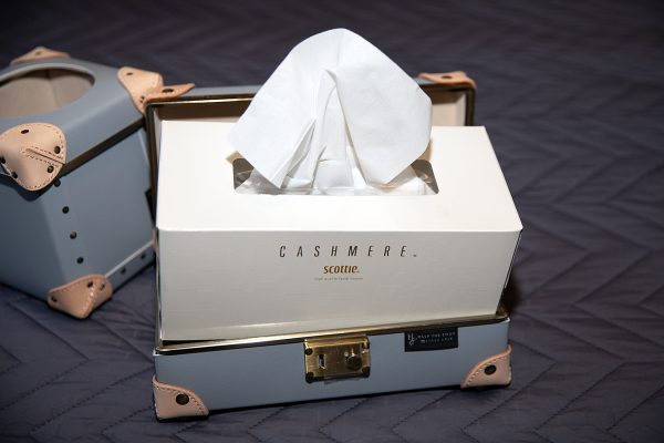 本牛革トランクティッシュケース ミニダストボックス ゴミ箱 ボックスティッシュ