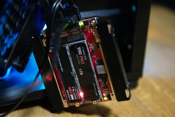 StarTech.com 2スロットM.2 - SATAアダプタ 2.5インチドライブベイ RAID M.2 NGFF SSDアダプタ SATA3.0 6Gbps S322M225R