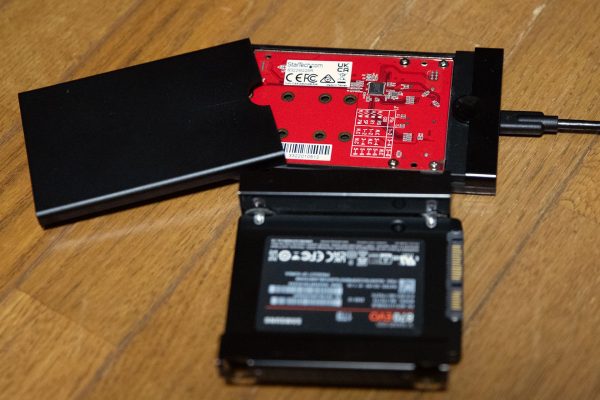 StarTech.com RAID M.2 NGFF SSDアダプタ SATA3.0 S322M225R 玄人志向 3.2USBケース GW2.5AM-SU3G2