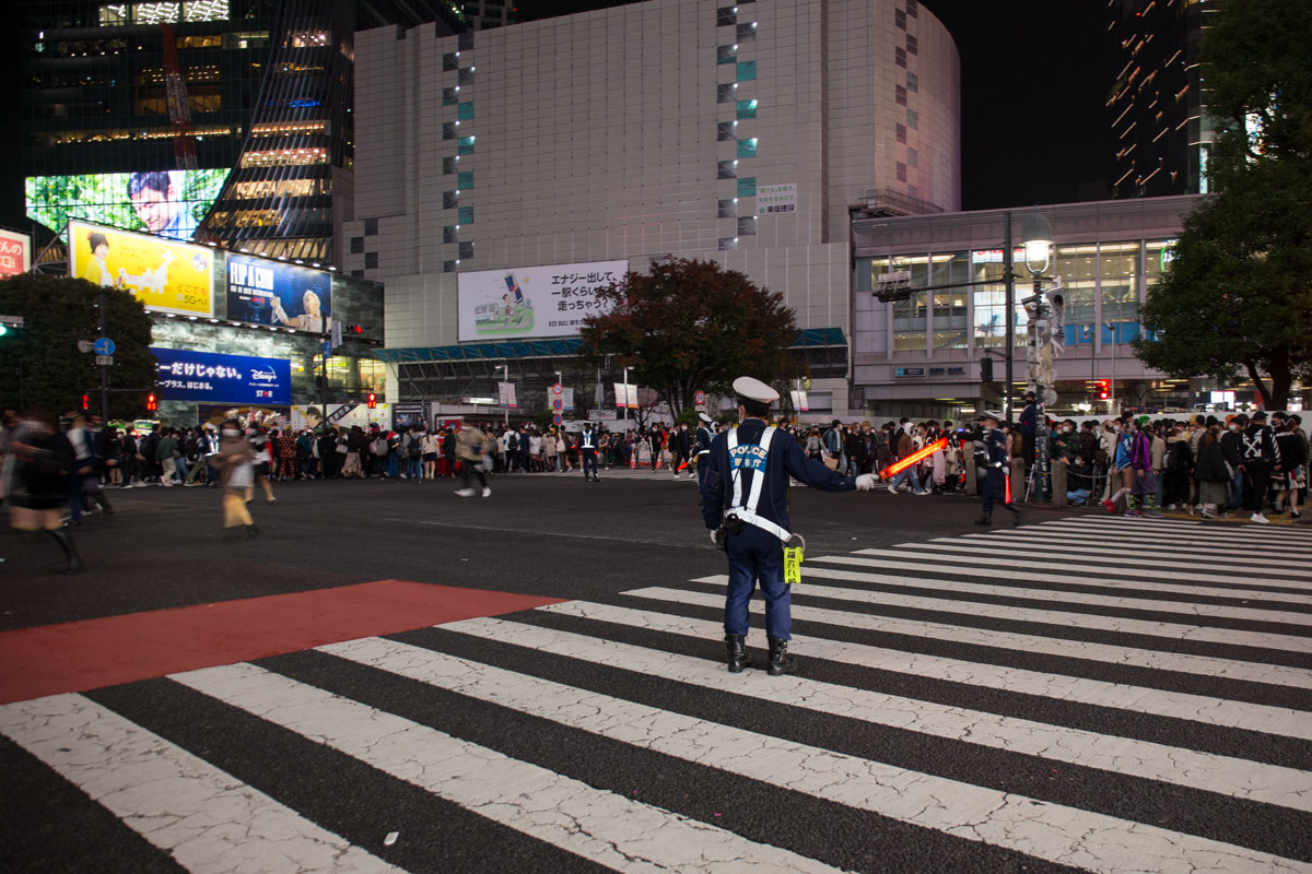 渋谷ハロウィン2021 スクランブル交差点