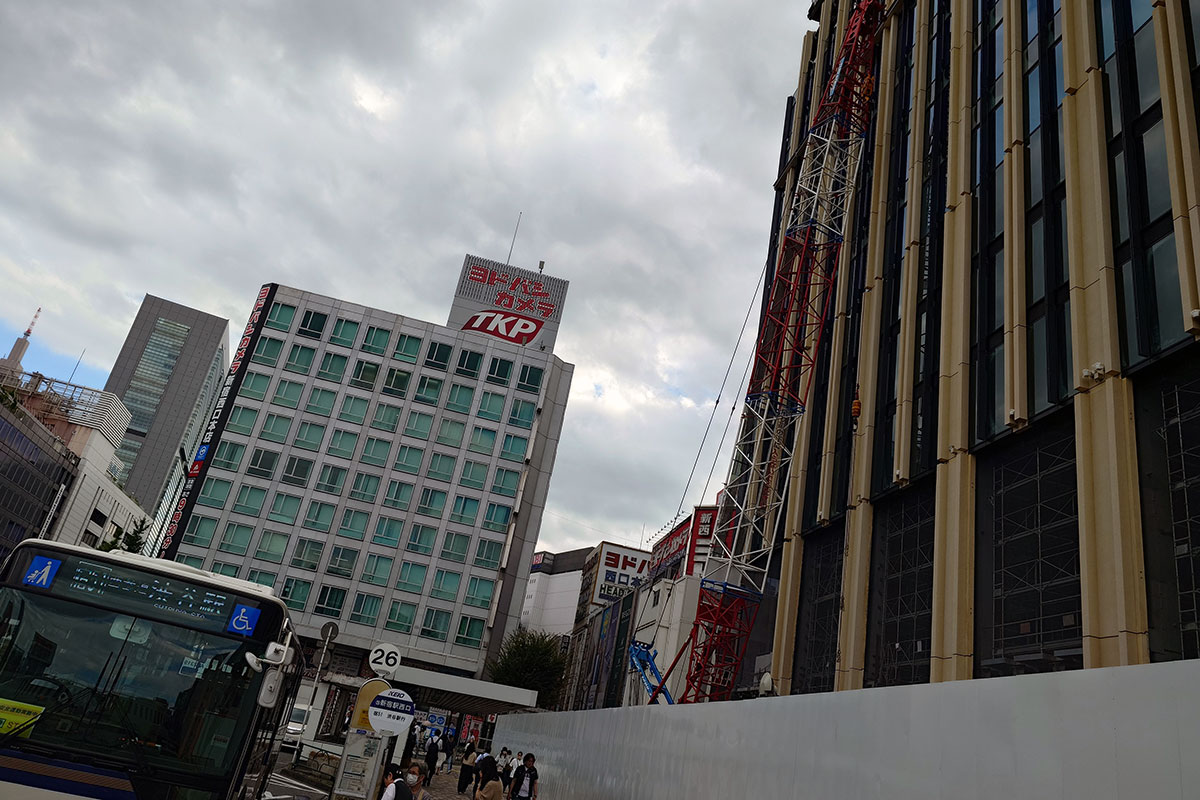 新宿 西口再開発 ヨドバシカメラ 工事中