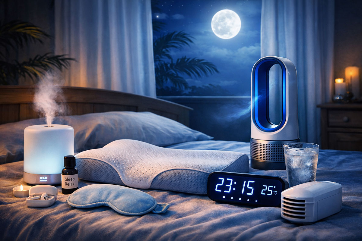 寝苦しい夏の夜の快眠グッズ